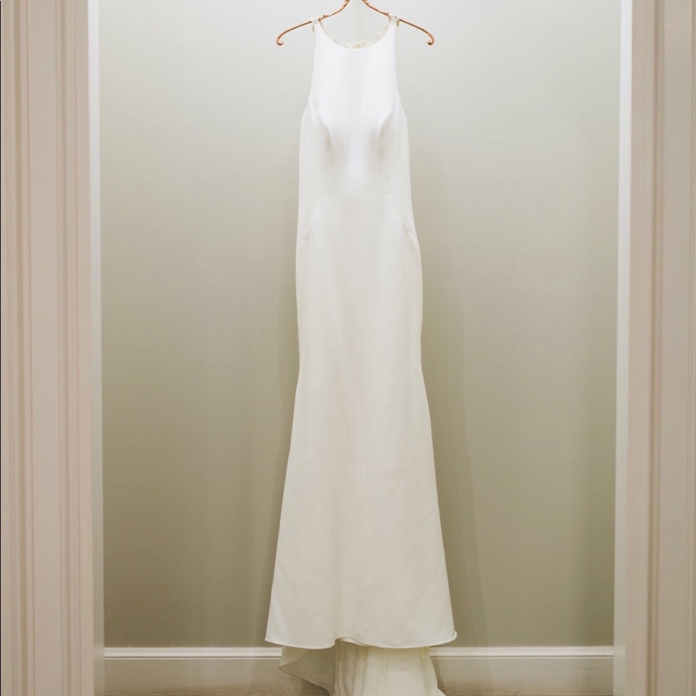 Illusion Back Wedding Dress